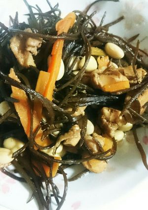 ひじきの鶏肉煮-レシピのメイン写真