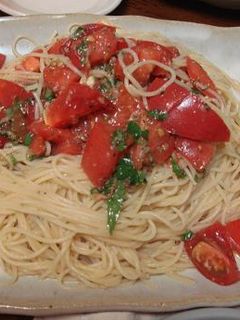 冷た~い!さっぱり冷製トマトパスタ-レシピのメイン写真