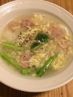 蕪とベーコンの優しいスープ!簡単美味しい-レシピのメイン写真