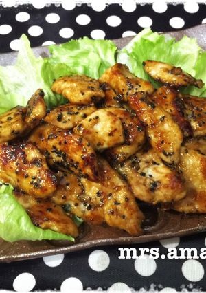 ポン酢と中濃ソースde鶏胸肉の照り焼き-レシピのメイン写真