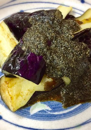簡単に1品！揚げ焼きなす(黒ごまだれ)-レシピのメイン写真