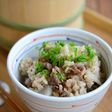 ほっくほく。里芋昆布肉ごはん