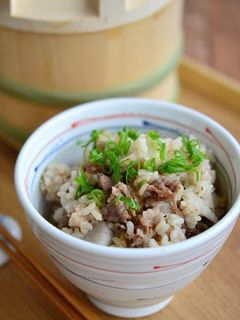 ほっくほく。里芋昆布肉ごはん-レシピのメイン写真