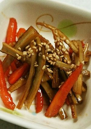 ＊鶏肉の旨味がギュｯ♪きんぴらごぼう＊-レシピのメイン写真