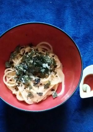 あごだしつゆでたまごパスタ-レシピのメイン写真