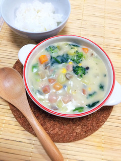 分ける派★きのこと野菜の具沢山シチュー-レシピのメイン写真