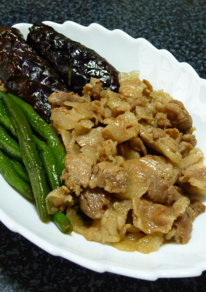 豚ばら肉となすの旨煮!(^^)!-レシピのメイン写真