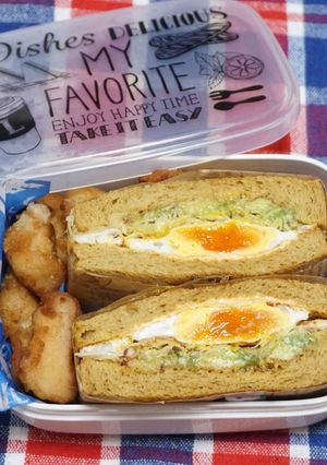 糖質制限☆ブランパンのわんぱくサンド-レシピのメイン写真