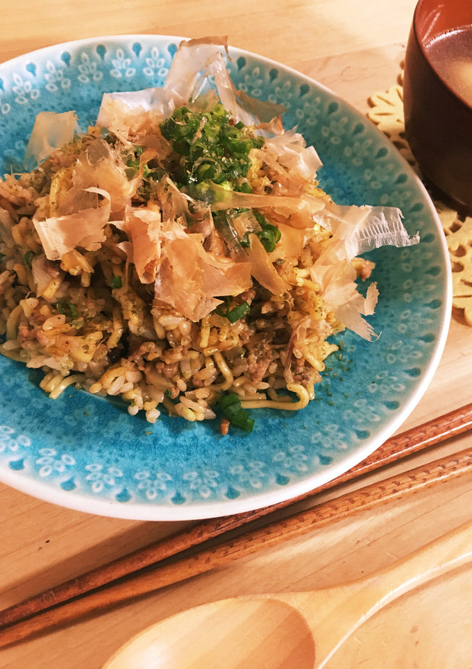 神戸の味( ˊᵕˋ )簡単そばめし＊-レシピのメイン写真