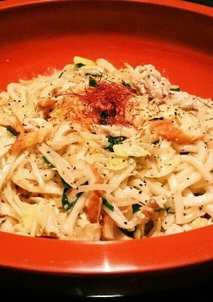 ネギ塩焼きうどん-レシピのメイン写真