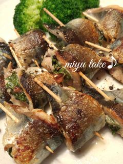 秋刀魚の梅シソ挟み焼き♪お弁当にも〜♡-レシピのメイン写真