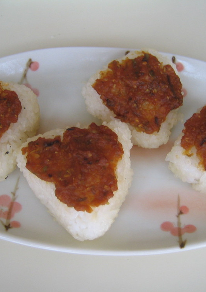 みょうが味噌の　焼きおにぎり-レシピのメイン写真