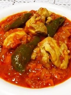 鶏肉のトマト煮込み-レシピのメイン写真
