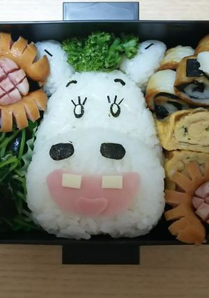 旦那⭐キャラ弁 走れ‼みどりのマキバオー-レシピのメイン写真