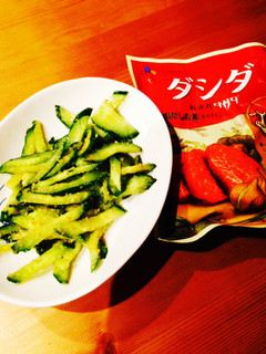 簡単おつまみにも!ダシダできゅうり和え-レシピのメイン写真