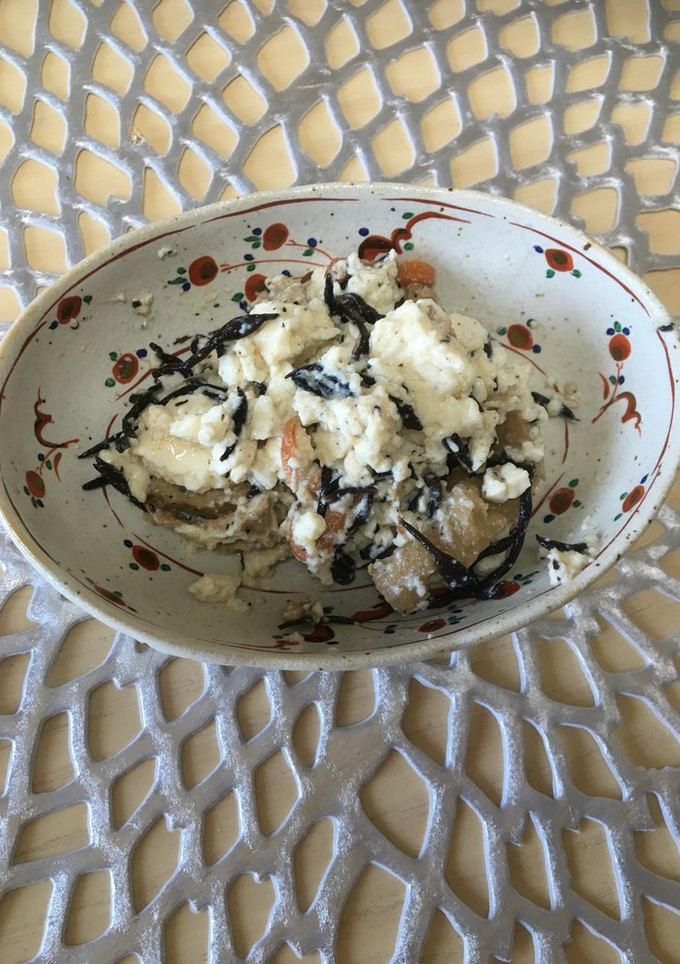 ひじき煮で簡単白和え-レシピのメイン写真
