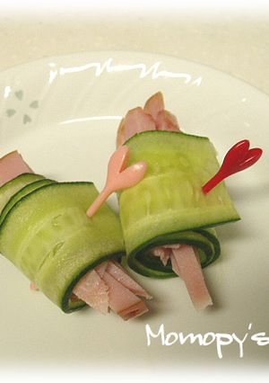 ■お弁当の隙間に■逆さま!?ハム巻き■-レシピのメイン写真