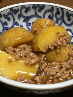 じゃがいものひき肉あんかけ-レシピのメイン写真