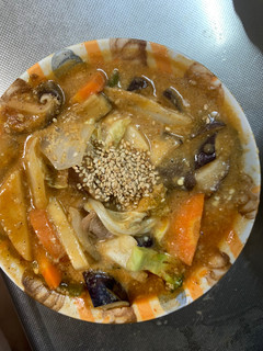 簡単酸辣湯麺風味回鍋肉青椒肉絲風-レシピのメイン写真