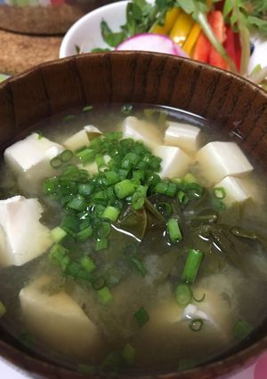 春菊の味噌汁-レシピのメイン写真
