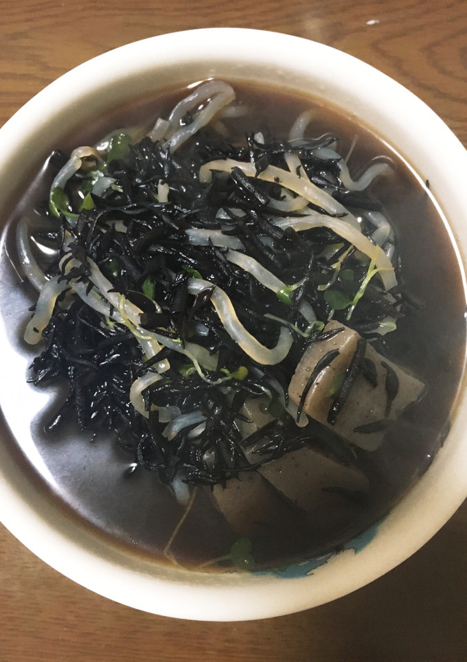 ちょっとグロいひじきスープ-レシピのメイン写真