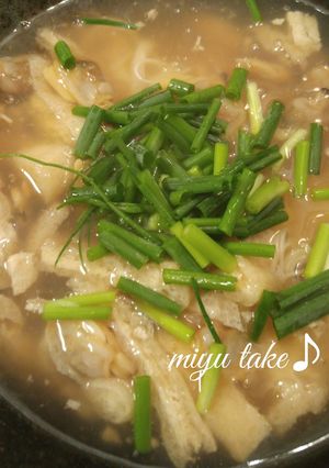 冷凍あさりと薄揚げのトロトロにゅう麺♪-レシピのメイン写真