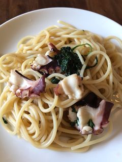 タコと大葉の和風パスタ(出汁と醤油)-レシピのメイン写真