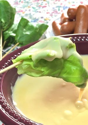 超☆濃厚チーズフォンデュlaサラダ菜-レシピのメイン写真