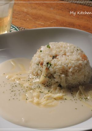 ピラフのかける派チーズシチュー-レシピのメイン写真