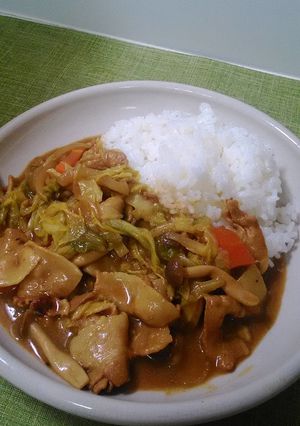 カレー風野菜炒め♪-レシピのメイン写真