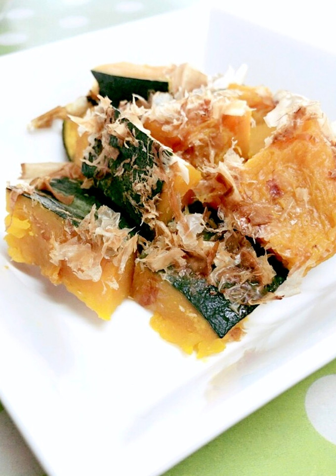 *鰹節いっぱい！かぼちゃの煮物*-レシピのメイン写真