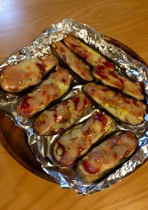 アンチョビ風味の茄子ピザ-レシピのメイン写真