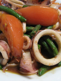 夏野菜とイカのイタリアン炒め♪-レシピのメイン写真