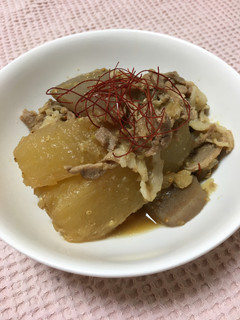 ダシダで作る!大根とこんにゃくの韓国風-レシピのメイン写真