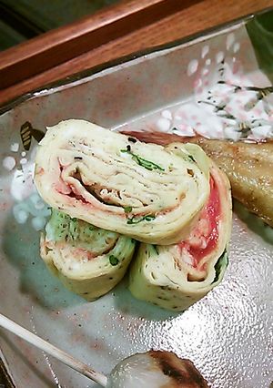 ケチャップ入り卵焼き-レシピのメイン写真