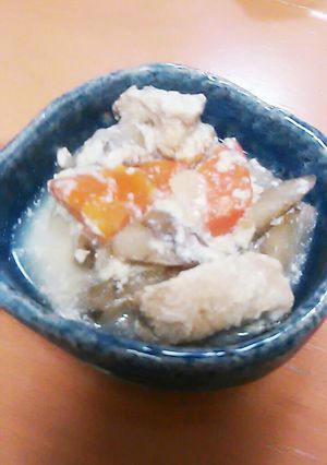 鶏牛蒡の豆乳煮込み-レシピのメイン写真