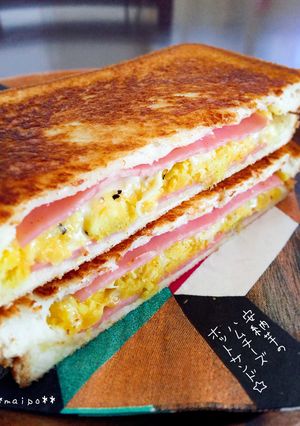 安納芋のハムチーズホットサンド☆彡-レシピのメイン写真