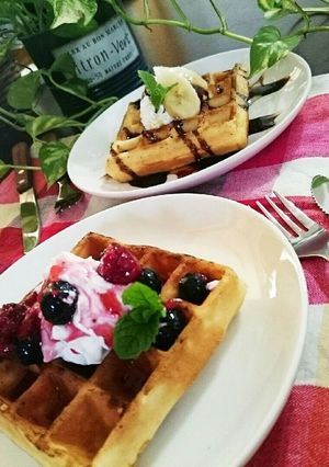 ワッフル-レシピのメイン写真