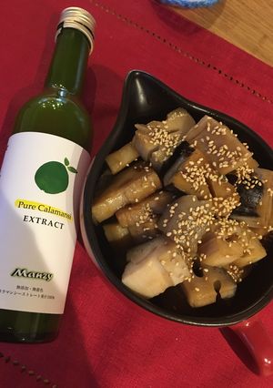 レンコンとこんにゃくの炒め煮-レシピのメイン写真