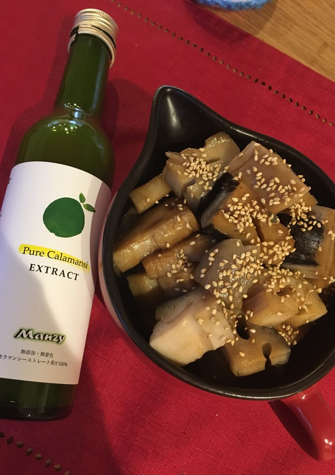 レンコンとこんにゃくの炒め煮-レシピのメイン写真