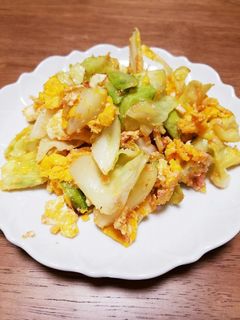 キャベツとタマゴの炒め物-レシピのメイン写真