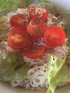 簡単!イタリアン風サラダそうめん-レシピのメイン写真