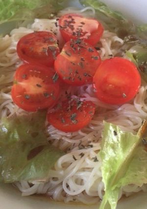 簡単！イタリアン風サラダそうめん-レシピのメイン写真