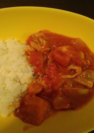 鶏肉白雪姫と狩人風煮込み-レシピのメイン写真
