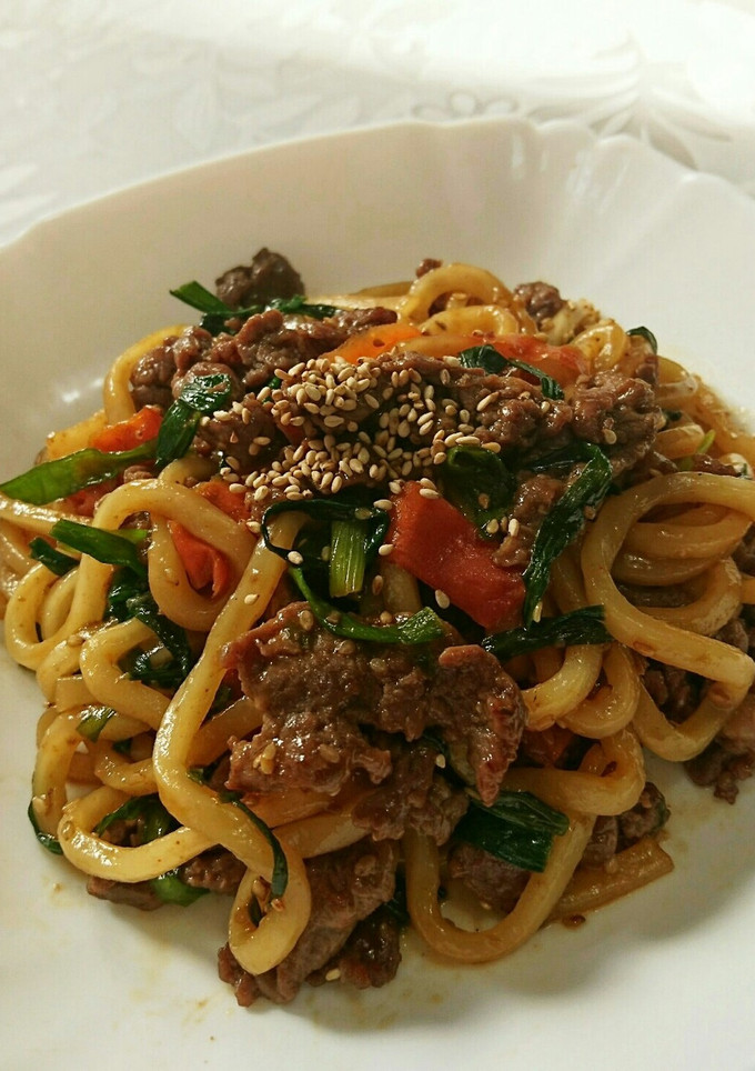 簡単 コストコのプルコギで焼きうどん♪-レシピのメイン写真
