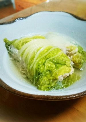簡単‼ 鶏ひきと白菜の重ね煮-レシピのメイン写真