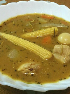 カレー鍋の素で簡単スープカレー-レシピのメイン写真