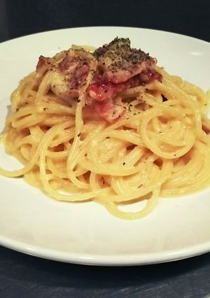 クリーム・牛乳不使用 ☆ カルボナーラ-レシピのメイン写真