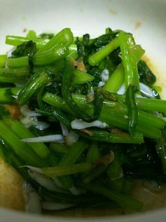 【減塩】春菊のお浸し-レシピのメイン写真
