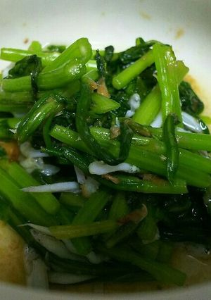 【減塩】春菊のお浸し-レシピのメイン写真